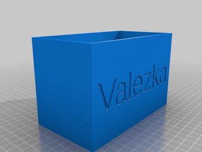 valezka i contenitori personalizzato 3d print model - Mito3D