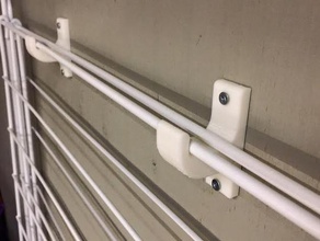 ikea frost drying rack wall hooks household 3d print model - Mito3D