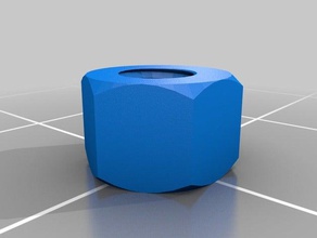 3mm nut2 parti personalizzato 3d print model - Mito3D