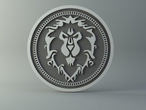 alliance amulette les pièces de monnaie badges 3d print model - Mito3D