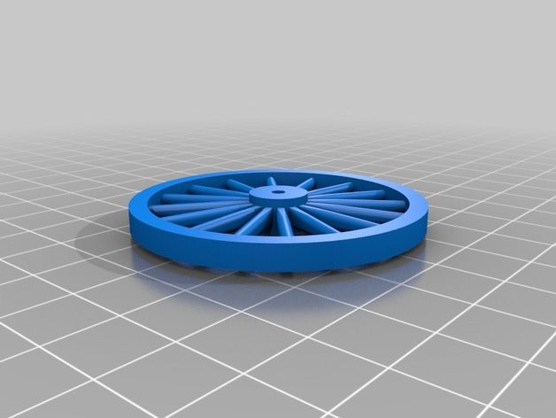 wagon spoked wheel vehicles customized 3D print model - Mito3D
