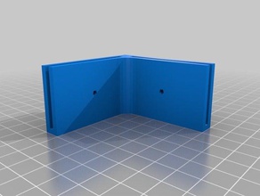 my customized mounting bracket modules shelving system diy 3d print model - Mito3D