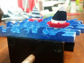 ozeanische Welle Nockenwelle mechanisch ist - Spielzeug designproject engineeringproject makeredchallenge2 scienceproject 3d print model - Mito3D