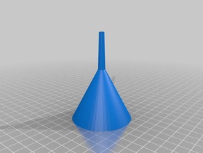 mon personnalisés long cou entonnoir paramétrique art outils 3d print model - Mito3D