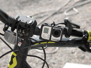 gopro 3+ caso obiettivo saver fascetta di montaggio la fotocamera hero 3 plus mount 3d print model - Mito3D