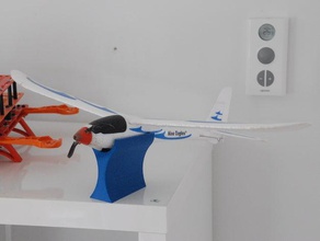 avion rc stand véhicules 3d print model - Mito3D