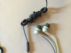 cabo do fone de ouvido shortener eletrônica 3d print model - Mito3D