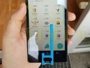p-aimer universal pokemon go aimer mobile phone smartphone zielhilfe 3d print model - Mito3D
