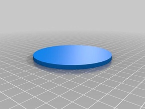 flat thin circle 3d printing 3d print model - Mito3D