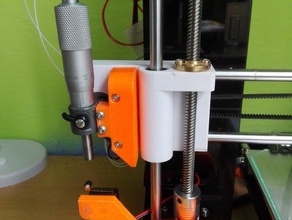 micrometer z-endstop calibration 3d printer parts 3d print model - Mito3D