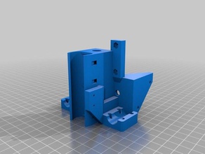 moror bracket mendel90 12mm rod acc version 3d printer parts 3d print model - Mito3D