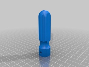 5mm drill handle tools customized 3d print model - Mito3D
