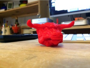 minotaur head creatures 3d print model - Mito3D