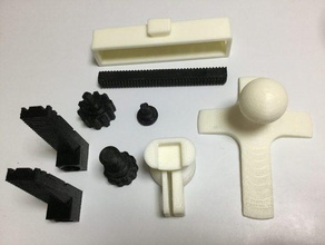 mini-Größe Leiterplatten-Schraubstock, ohne Leim diy pcb-Halter pcb-Vize 3d print model - Mito3D