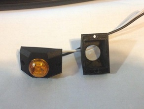 led tenedor de la lámpara automoción titular el remolque trailer luz 3d print model - Mito3D