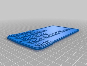 reservados 2 llaveros personalizado 3d print model - Mito3D