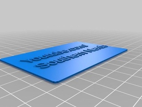 youtubecomsouthernnerds signs logos customized 3d print model - Mito3D