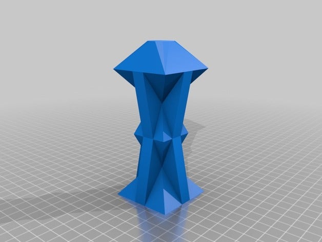 aléatoire géométrique de test l'art 3D print model - Mito3D