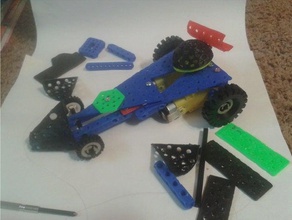 remoto dragster mech exp partes rc vehículos jlsilicon de lego mecano modelo control el robot la robótica 3d print model - Mito3D