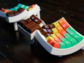 dactyl keyboard diy mechanical 3d print model - Mito3D