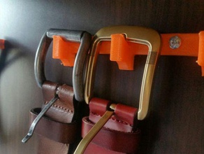 belt hooks household grtel haken wall hook 3d print model - Mito3D