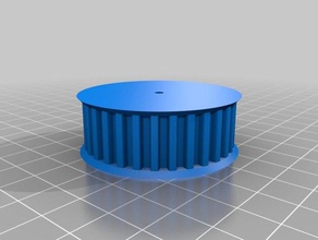 my customized parametric pulley lots tooth profilesnew 3d printer parts 3d print model - Mito3D
