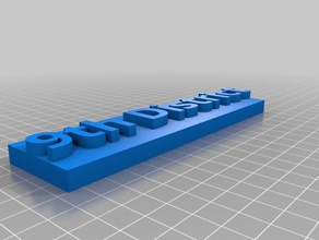 9th district signs logos customized 3d print model - Mito3D