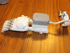 sensory feedback raptor reloaded e-nable other 3d prosthetic arduino haptics printable prosthetics prosthesis hand 3d print model - Mito3D