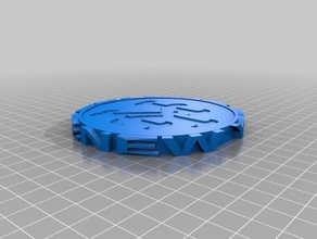 new york mets coaster other 3d print model - Mito3D