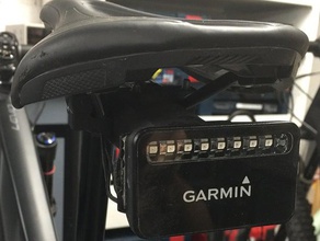garmin varia sella montaggio a binario sport all'aperto 3d print model - Mito3D