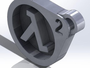 half-life 2 porta-chaves 3d impressão 3d print model - Mito3D
