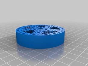 il mio personalizzati a spina di pesce planetaria gearbearing opzionale nido d'ape ingegneria 3d print model - Mito3D