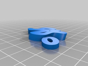sys de porte-clés personnalisé 3d print model - Mito3D