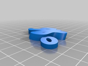sys Schlüsselanhänger angepasst 3d print model - Mito3D