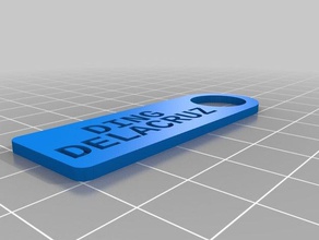 ding delacruzkey tag organization customized 3d print model - Mito3D