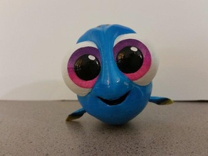 bebê dory pixar finding brinquedos jogos bonito peixe nemo 3d print model - Mito3D