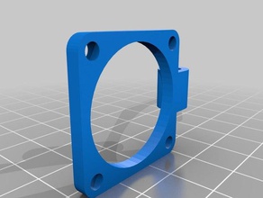 sparkcube e3d cyclops variable layer fan mount printer parts 3d print model - Mito3D