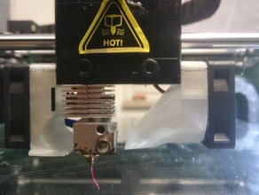 condotto della ventola aumentare 3d n2n2+ singolo estrusore la stampante parti raise3d n2 3d print model - Mito3D