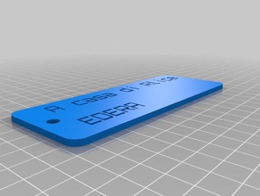 tag casa di alice edera organizzazione personalizzato 3d print model - Mito3D