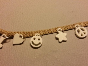 ciondoli per miriam bracelets pendants 3d print model - Mito3D