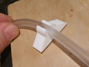 acquario, idroponica aerazione tubo clip di ritenzione parti aeratore pompa aria 3d print model - Mito3D