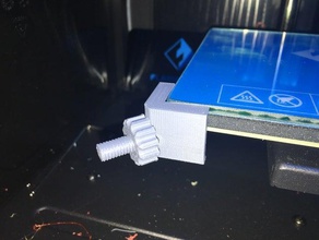 flashforge creator pro glass bed bracket 3d printer accessories 3d print model - Mito3D