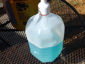 milk jug watering can spout outdoor garden 3d print model - Mito3D