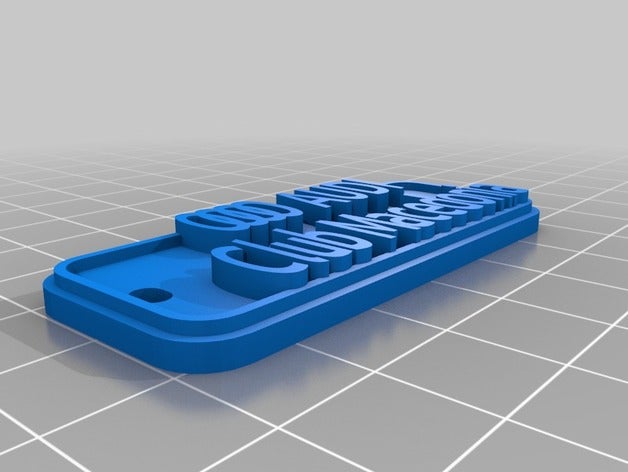 audi Schlüsselanhänger angepasst 3D print model - Mito3D