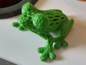 grenouille rana di voronoi animali 3d print model - Mito3D