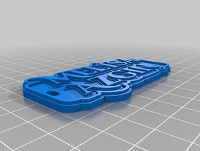 melisa azgn Anahtarlık özelleştirilmiş 3d print model - Mito3D