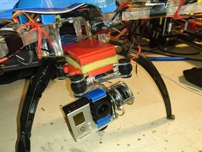 eachine gimbal monte f450 quadcopter 3d yazıcı parçaları 3d print model - Mito3D