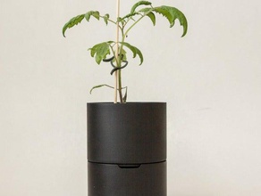 self-watering pot decor 3d print model - Mito3D