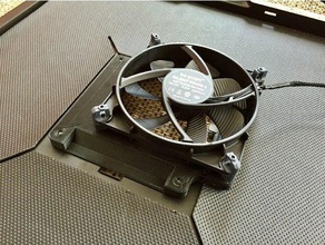 pc fan mount silentbase 800 huge cpu cooler computer 3d print model - Mito3D