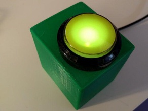 teensy lc based big red button electronics 3d print model - Mito3D